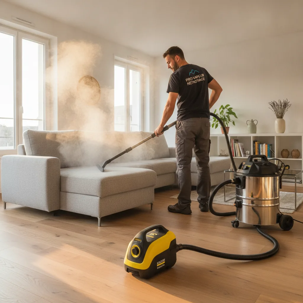 Nettoyeur vapeur K&auml;rcher Bissell vs nettoyage vapeur professionnel &agrave; Lille - CleanVapeur